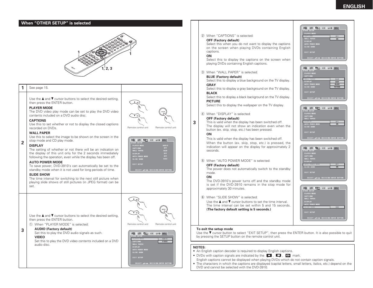 Denon DVD-3910 User Manual | Page 25 / 43