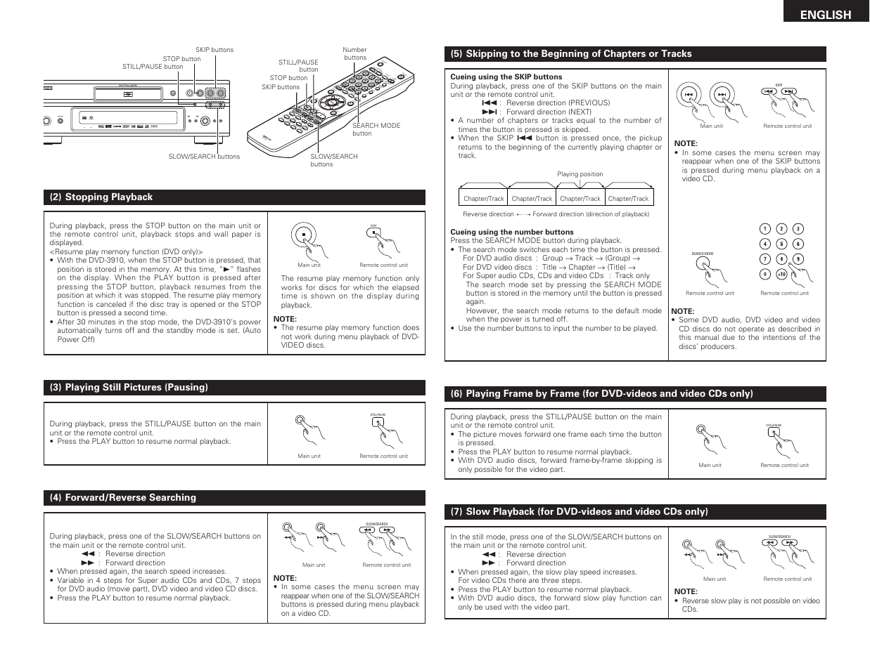 Denon DVD-3910 User Manual | Page 31 / 43