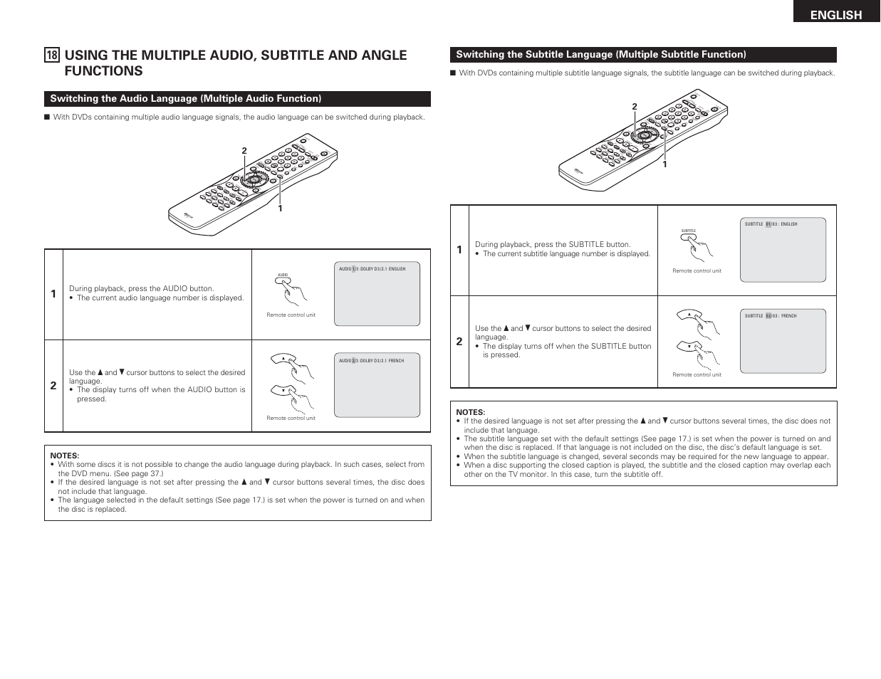 Denon DVD-3910 User Manual | Page 35 / 43