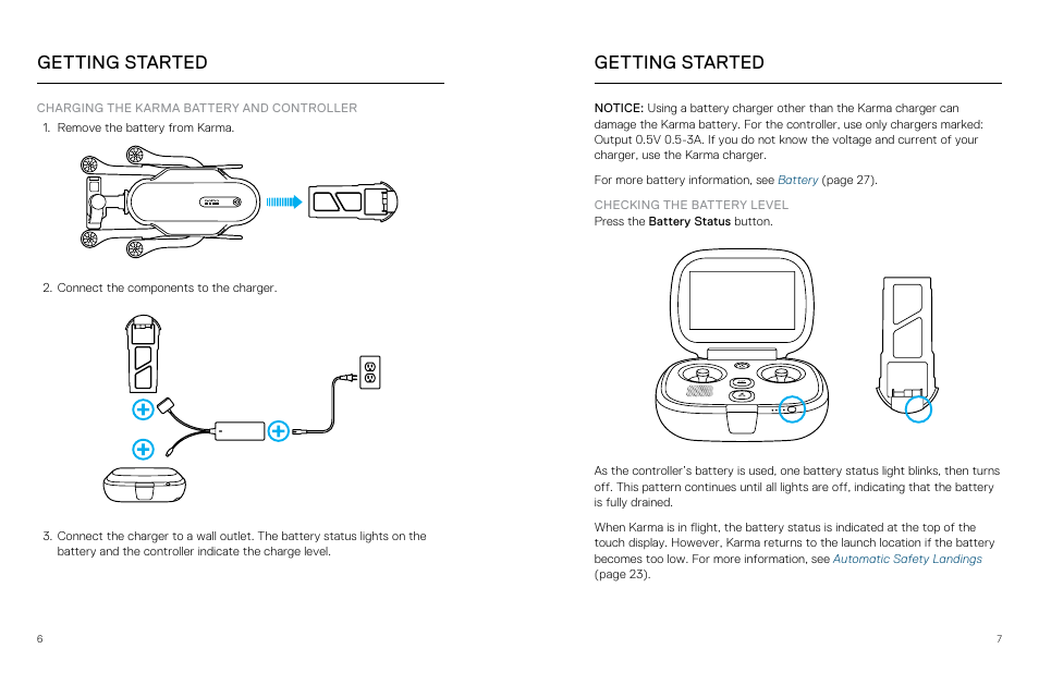 Getting started | GoPro Karma User Manual | Page 4 / 17