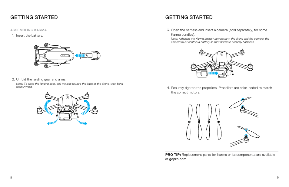 Getting started | GoPro Karma User Manual | Page 5 / 17