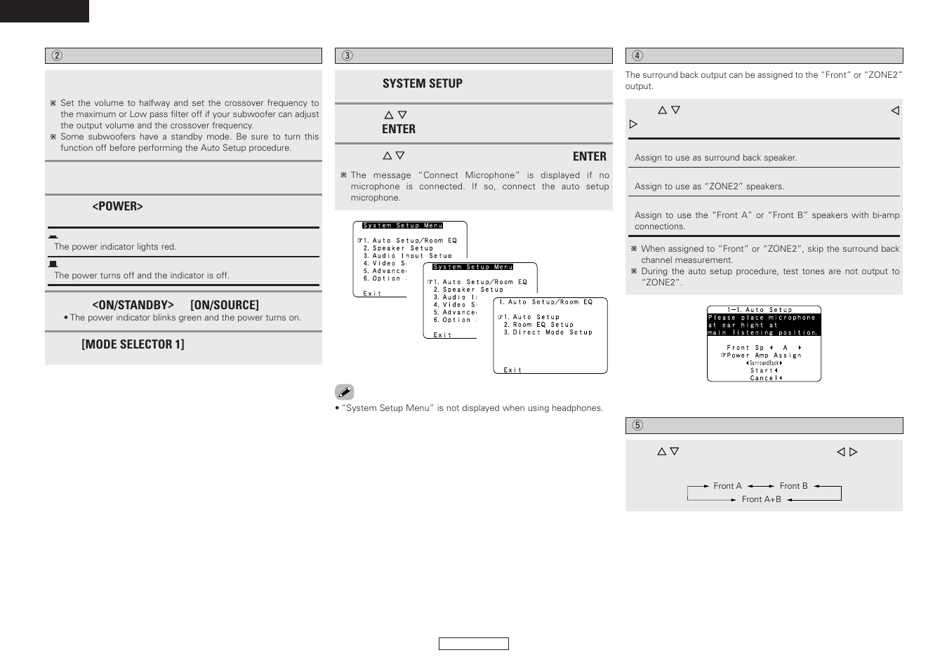 Denon AVR-887 User Manual | Page 14 / 82