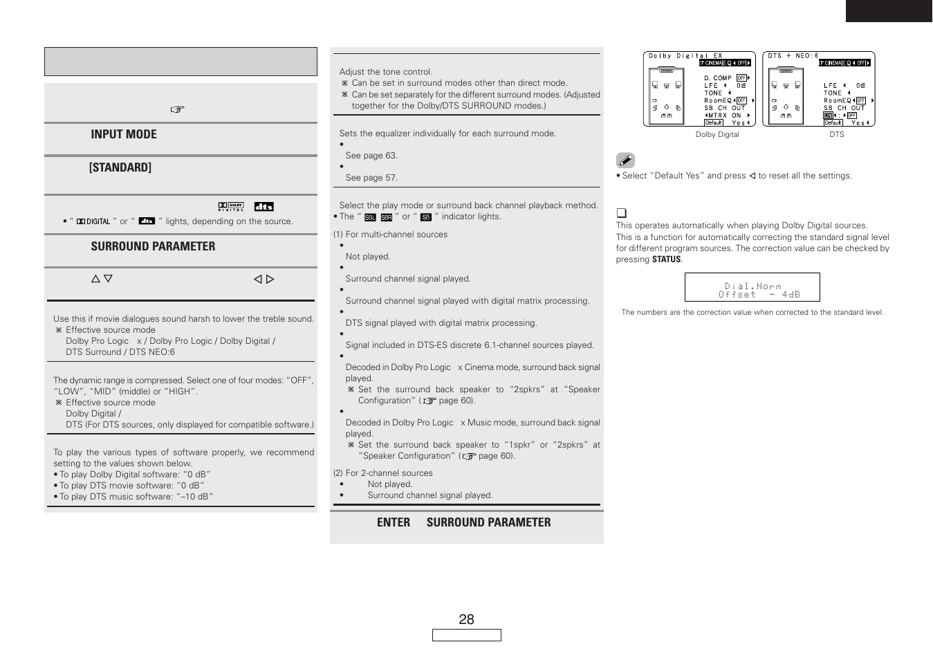 Denon AVR-887 User Manual | Page 31 / 82