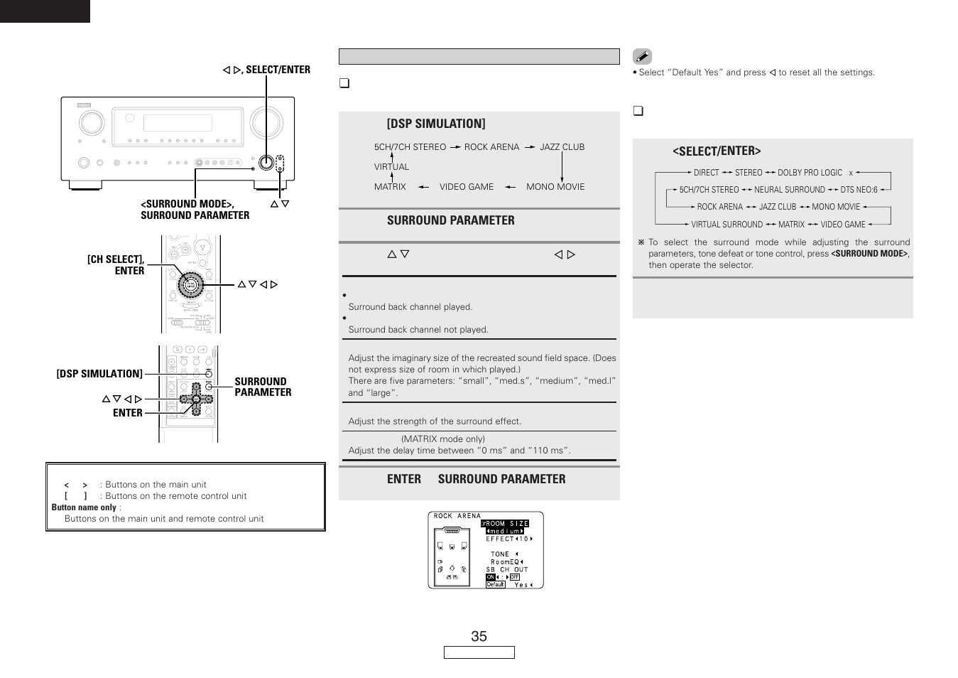 Denon AVR-887 User Manual | Page 38 / 82