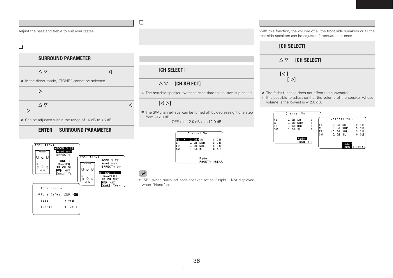 Denon AVR-887 User Manual | Page 39 / 82