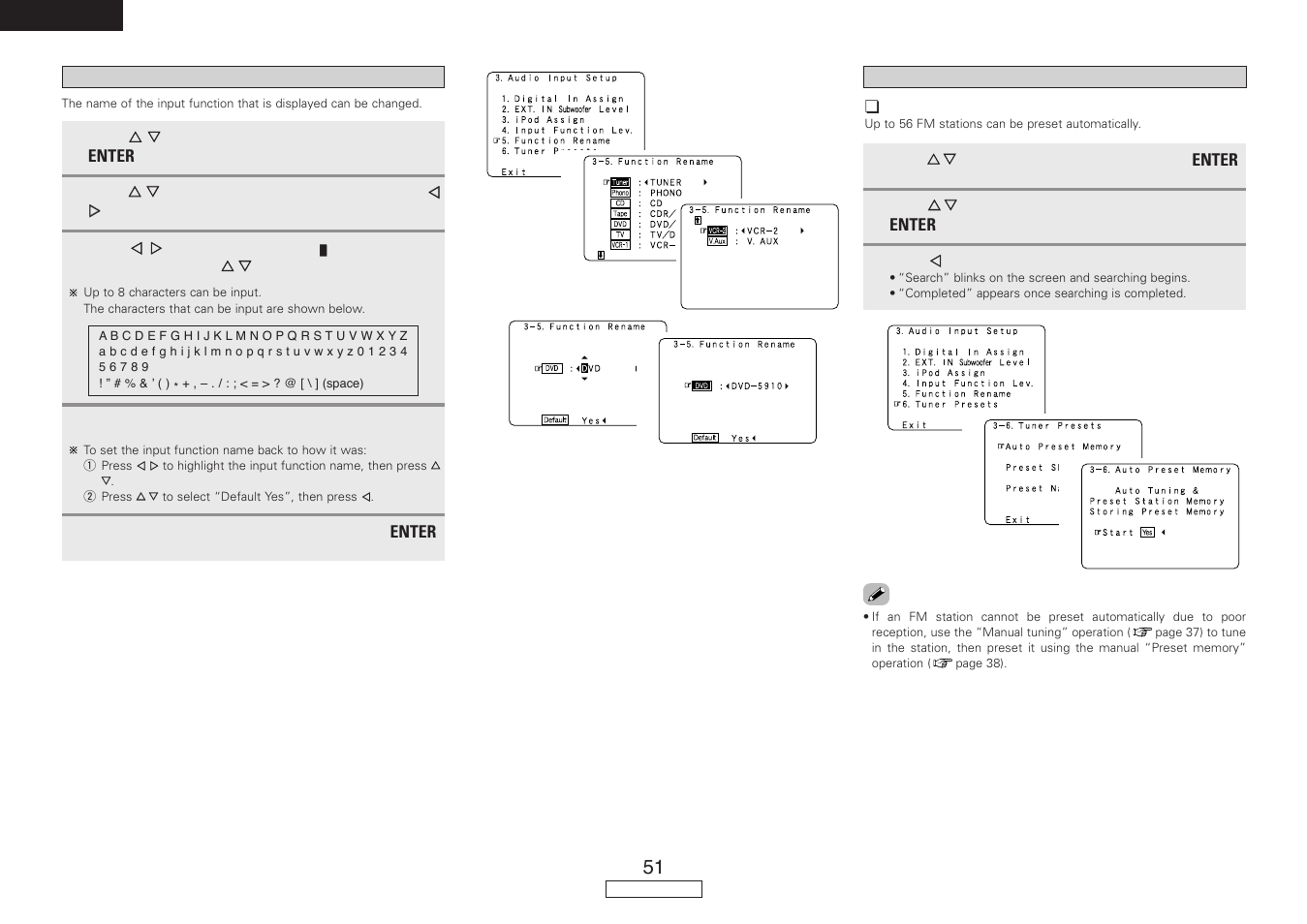 Denon AVR-887 User Manual | Page 54 / 82