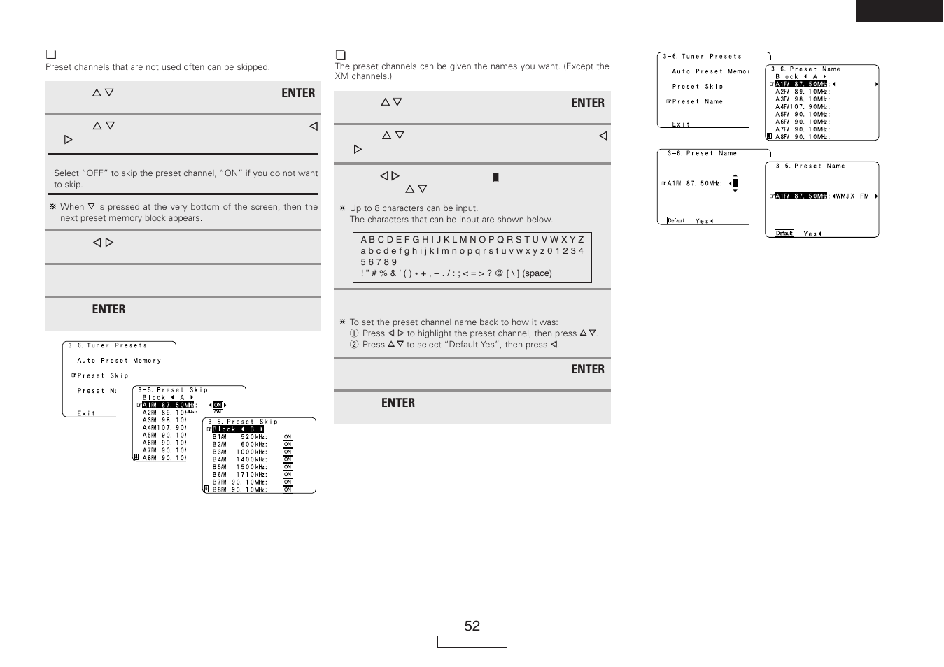 Denon AVR-887 User Manual | Page 55 / 82