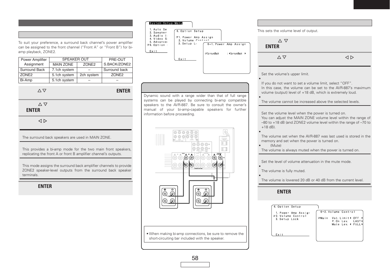 Denon AVR-887 User Manual | Page 61 / 82