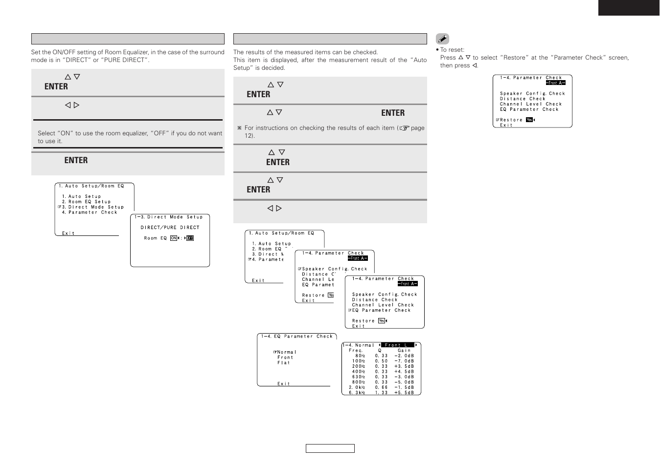 Denon AVR-887 User Manual | Page 67 / 82