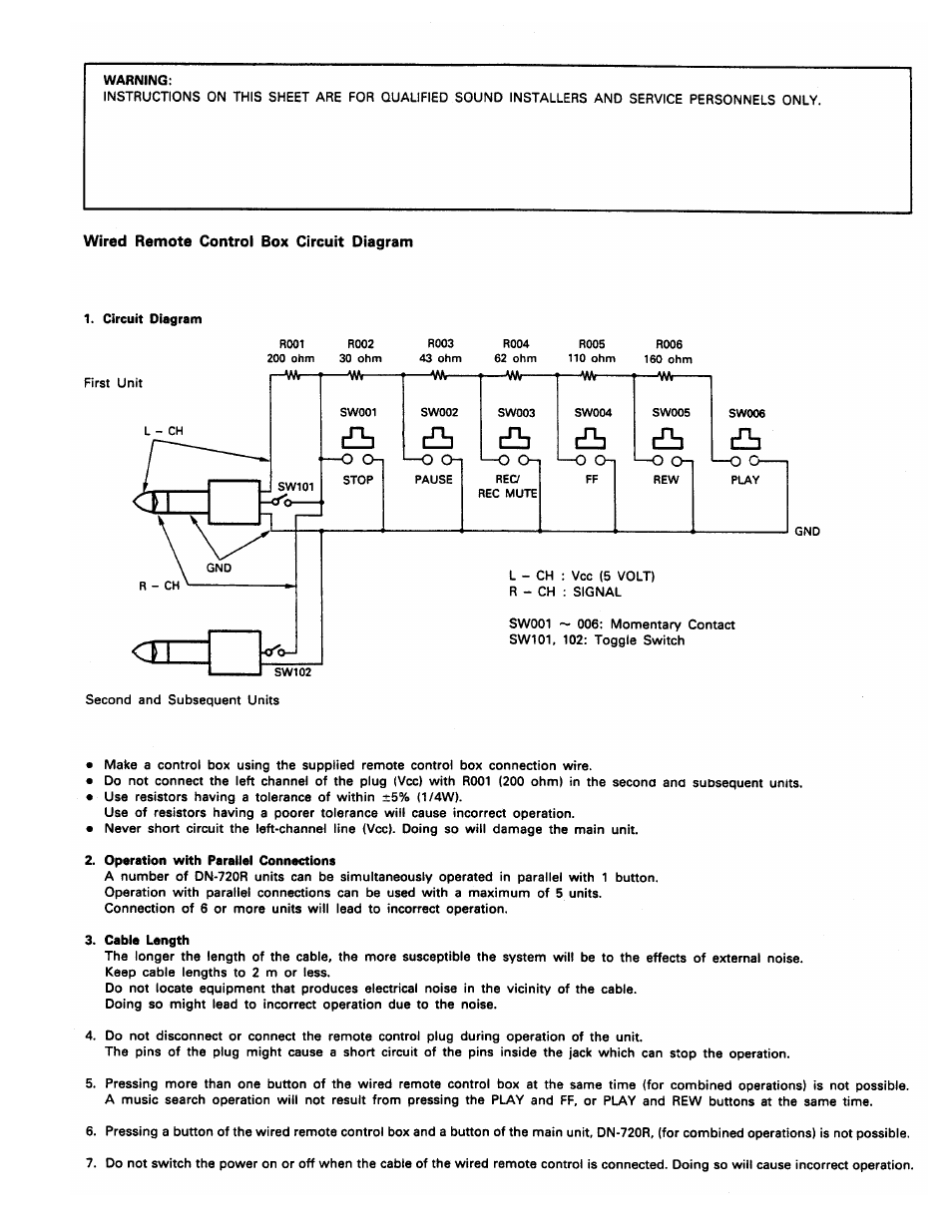 Denon DN-720R User Manual | Page 14 / 14