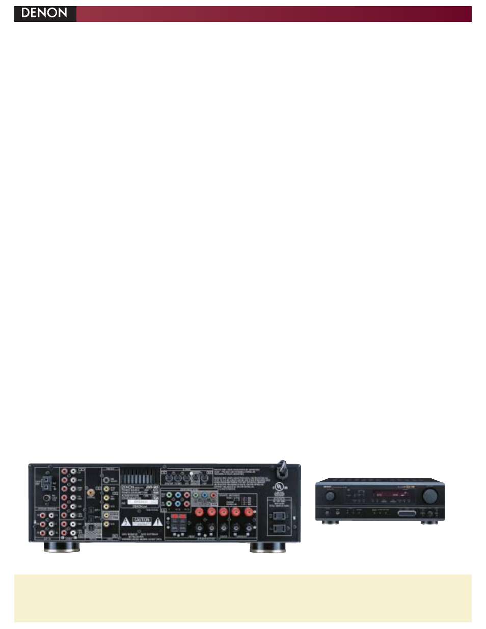 Avr-683 | Denon AVR-683 User Manual | Page 2 / 2