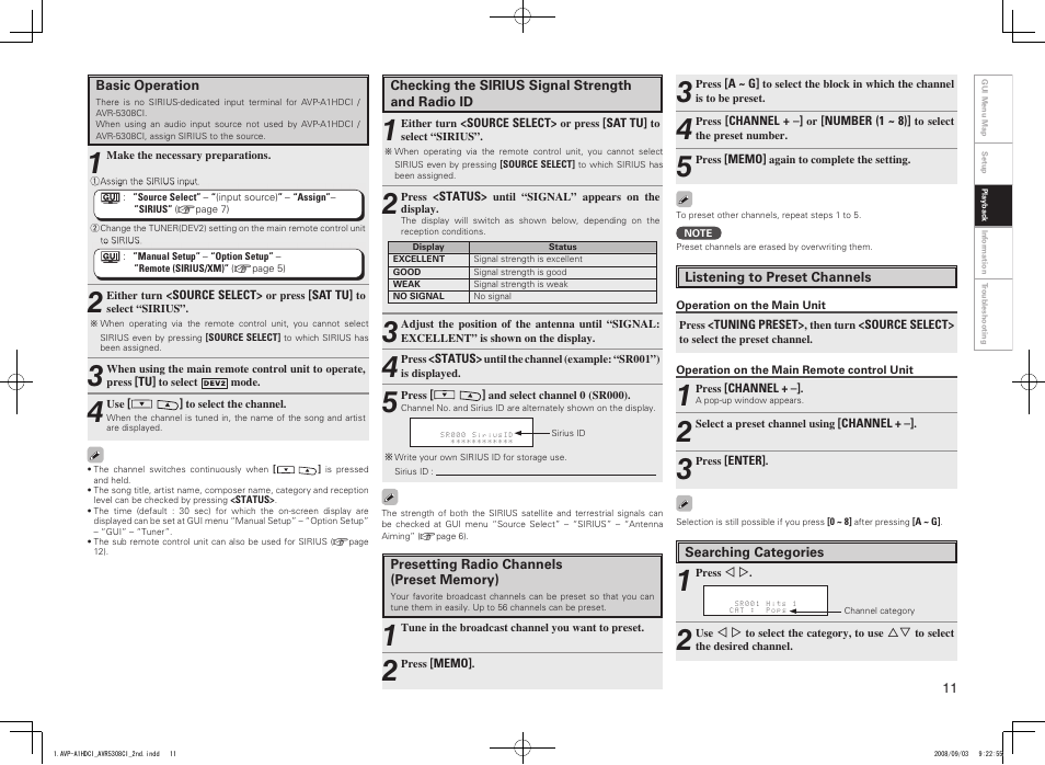 Denon AVP-A1HDCI User Manual | Page 11 / 16