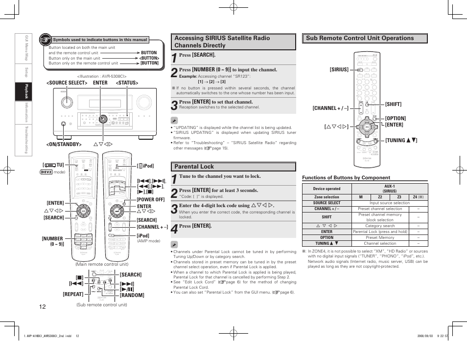 Denon AVP-A1HDCI User Manual | Page 12 / 16