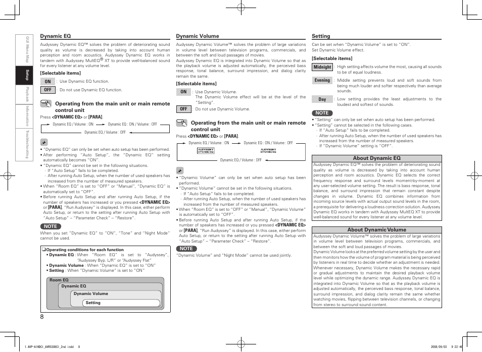 Denon AVP-A1HDCI User Manual | Page 8 / 16