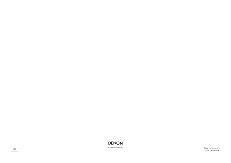 Denon AVR-1612 User Manual | Page 16 / 16
