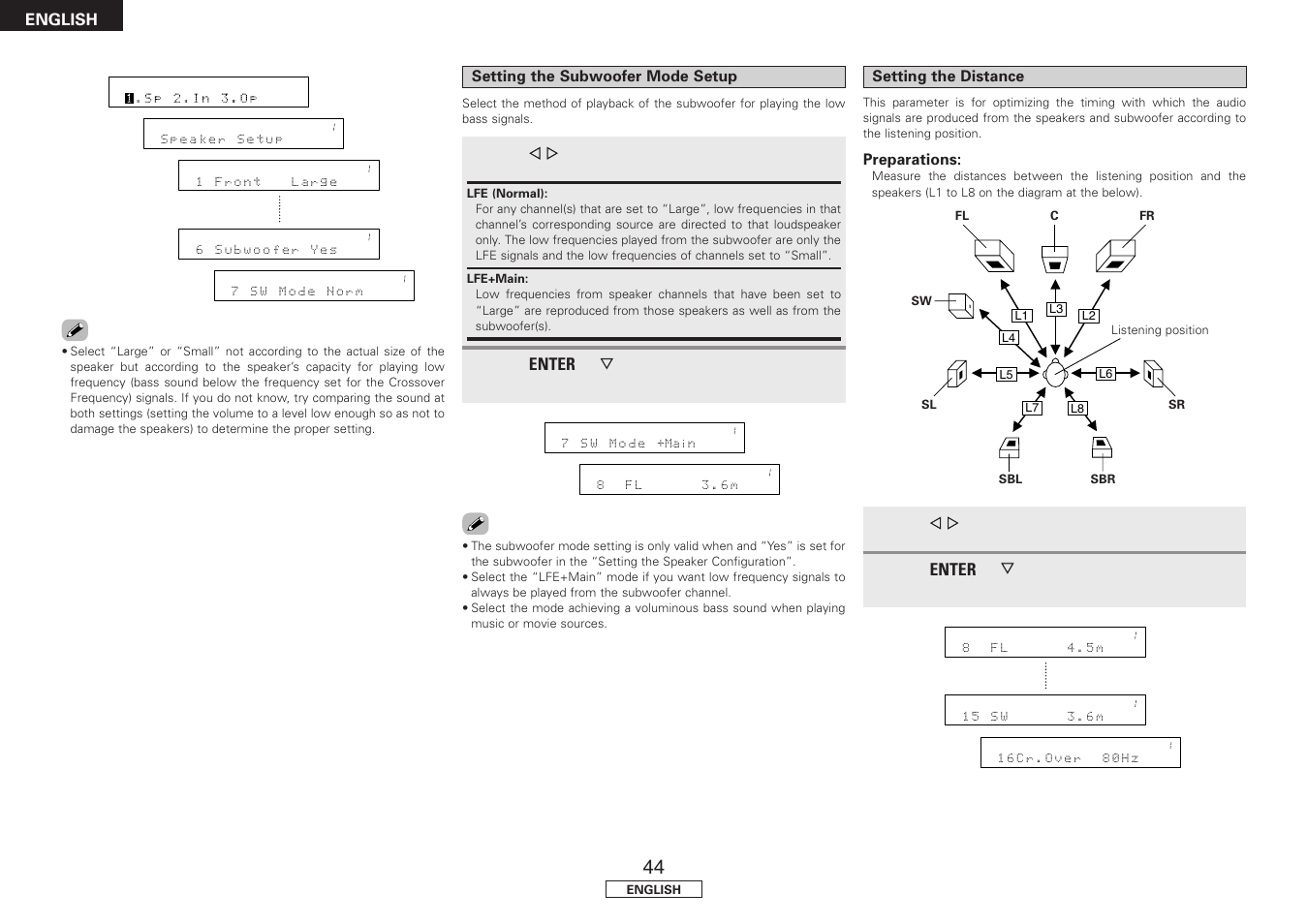 Denon AVR-1707 User Manual | Page 48 / 64