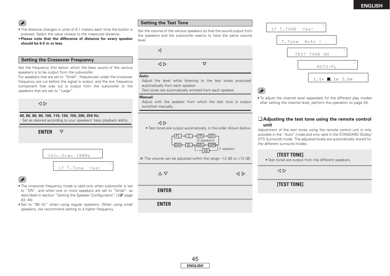 Denon AVR-1707 User Manual | Page 49 / 64