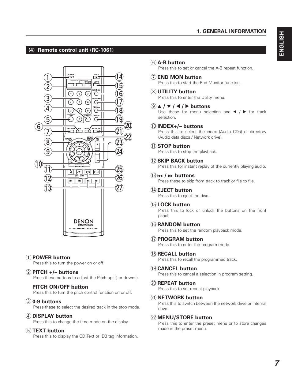 Denon DN-C640 User Manual | Page 15 / 54