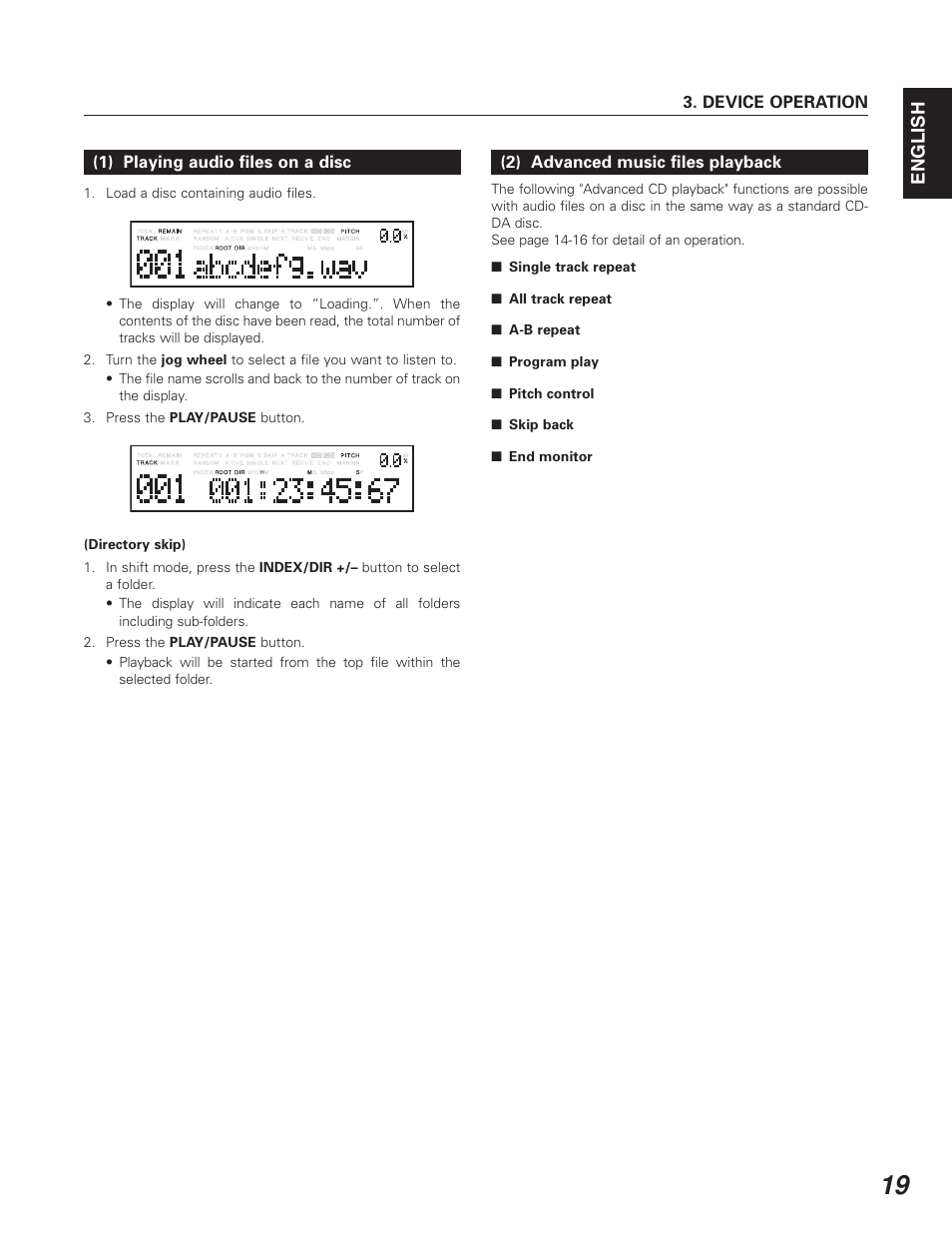 Denon DN-C640 User Manual | Page 27 / 54