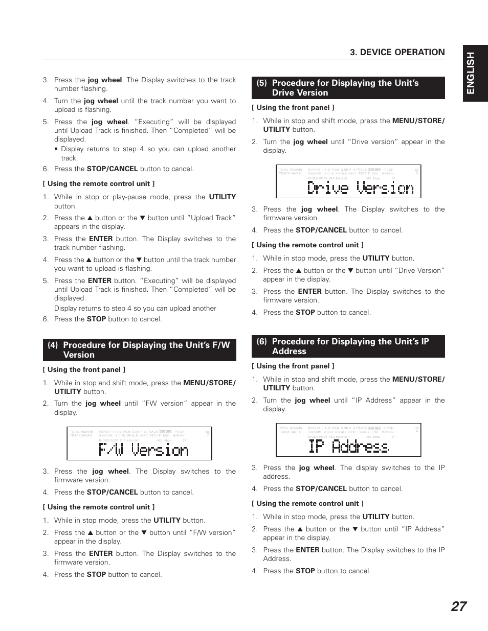 English | Denon DN-C640 User Manual | Page 35 / 54