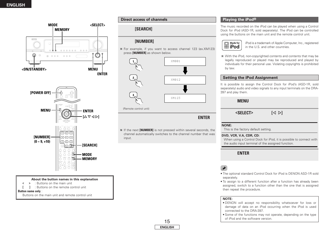 Denon DRA-397 User Manual | Page 18 / 32