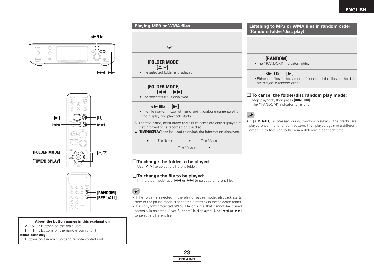 Denon S-81 User Manual | Page 27 / 33