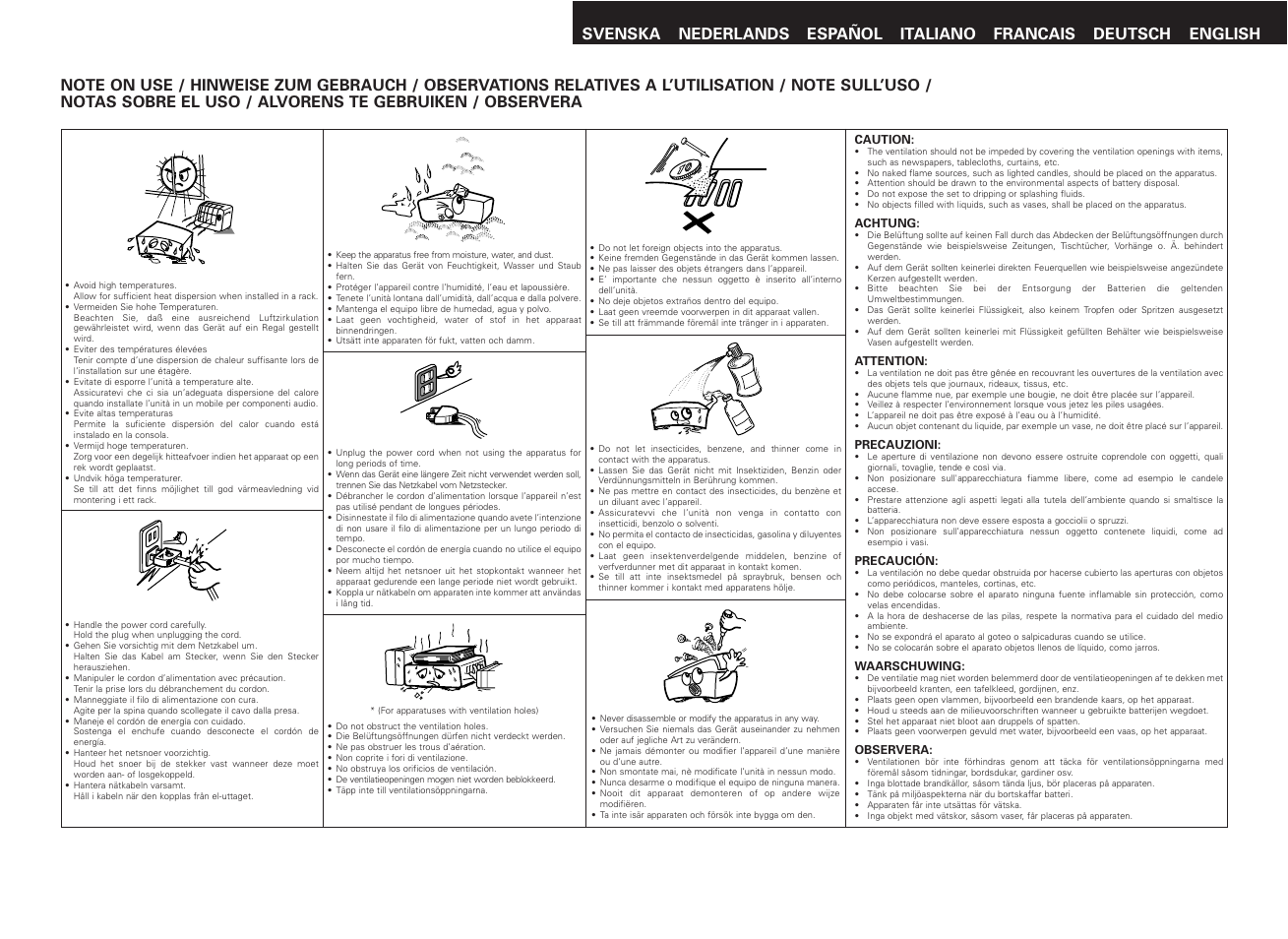 Denon S-81 User Manual | Page 3 / 33