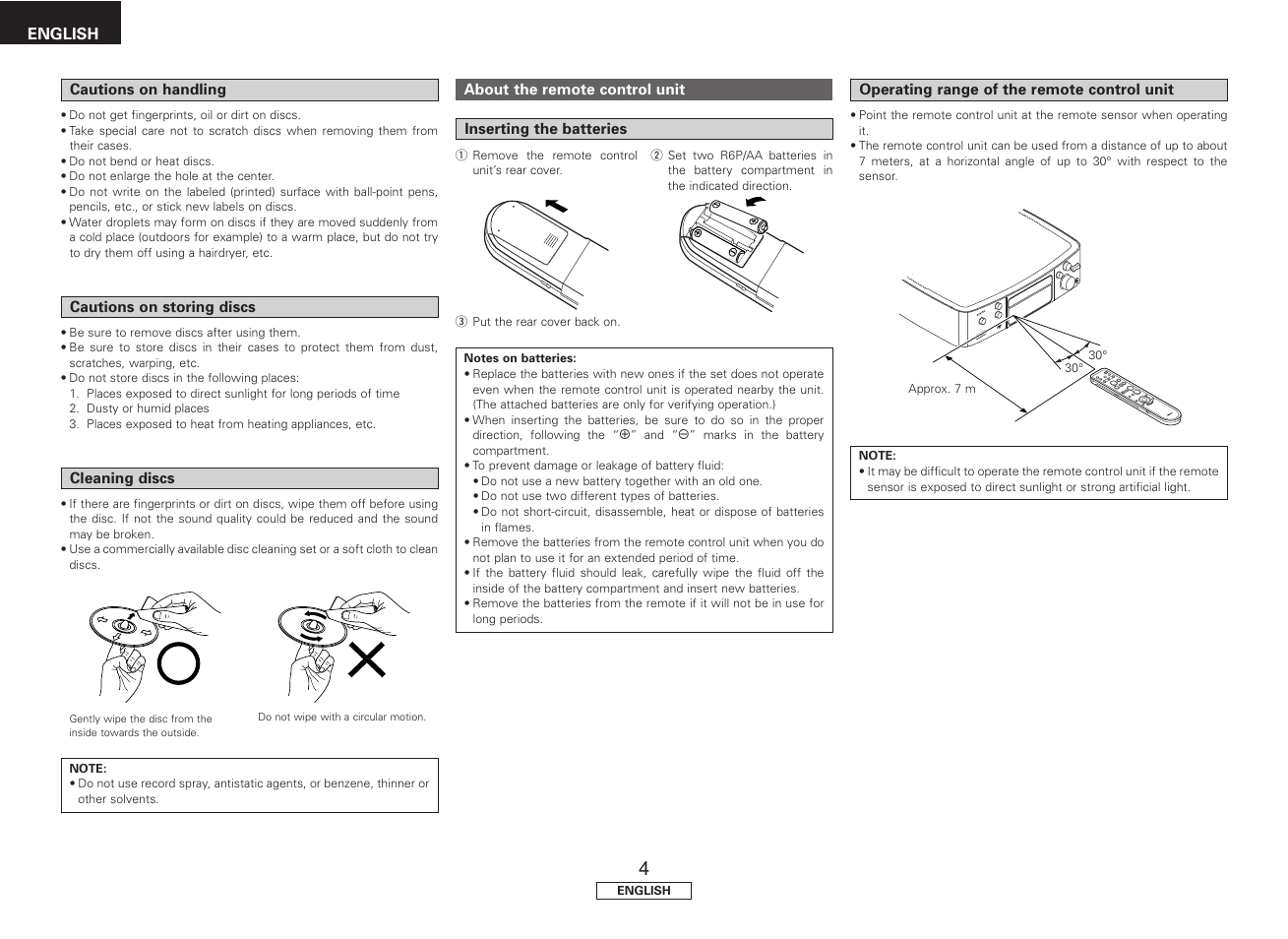 Denon S-81 User Manual | Page 8 / 33