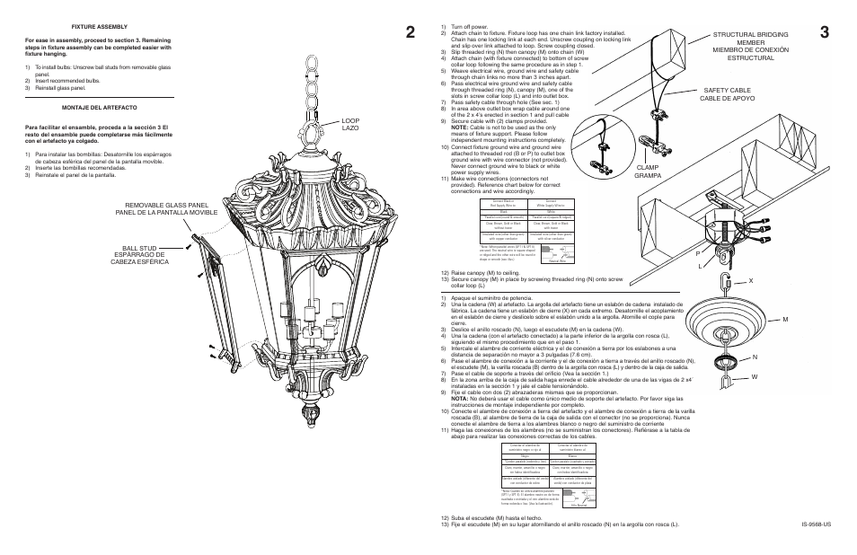 Kichler 9568 User Manual | Page 2 / 2