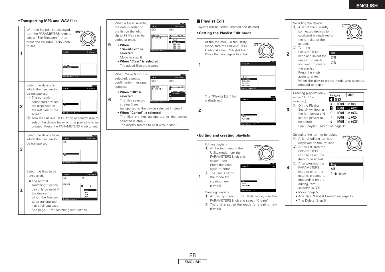 English | Denon DN-HS5500 User Manual | Page 33 / 41