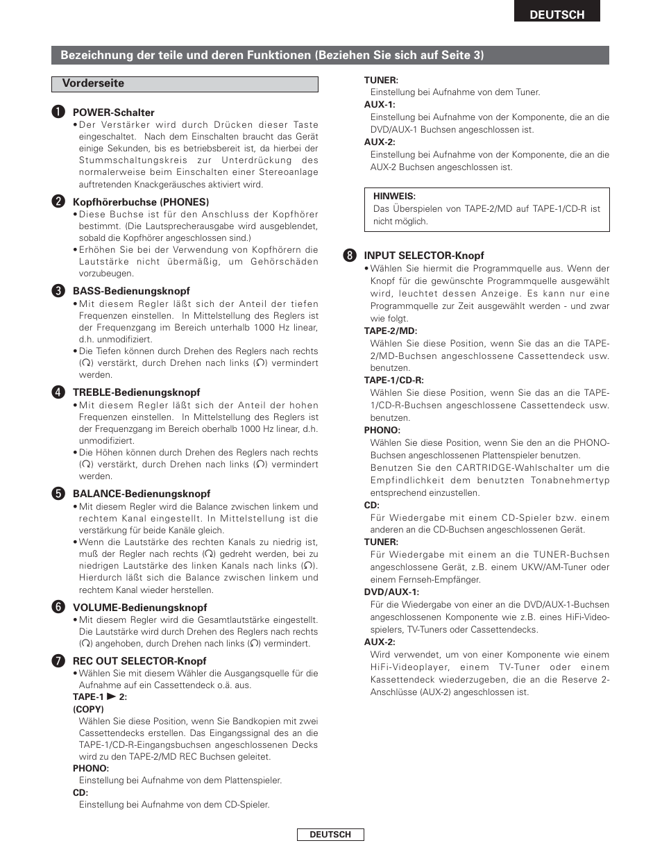 Denon PMA-2000AE User Manual | Page 21 / 90