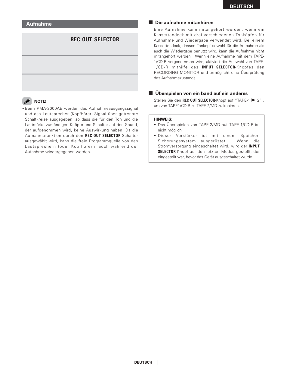 Denon PMA-2000AE User Manual | Page 27 / 90