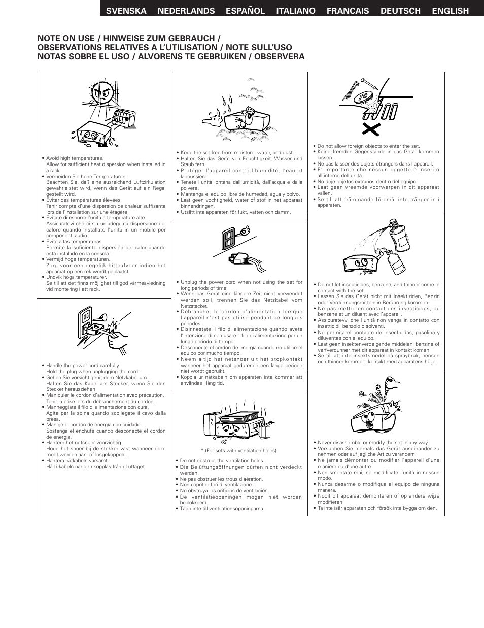 Denon PMA-2000AE User Manual | Page 3 / 90