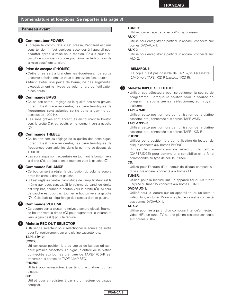 Denon PMA-2000AE User Manual | Page 33 / 90