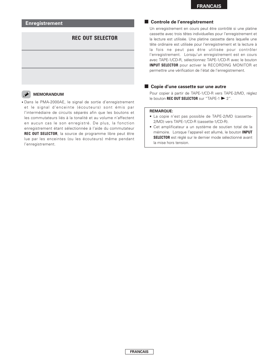 Denon PMA-2000AE User Manual | Page 39 / 90