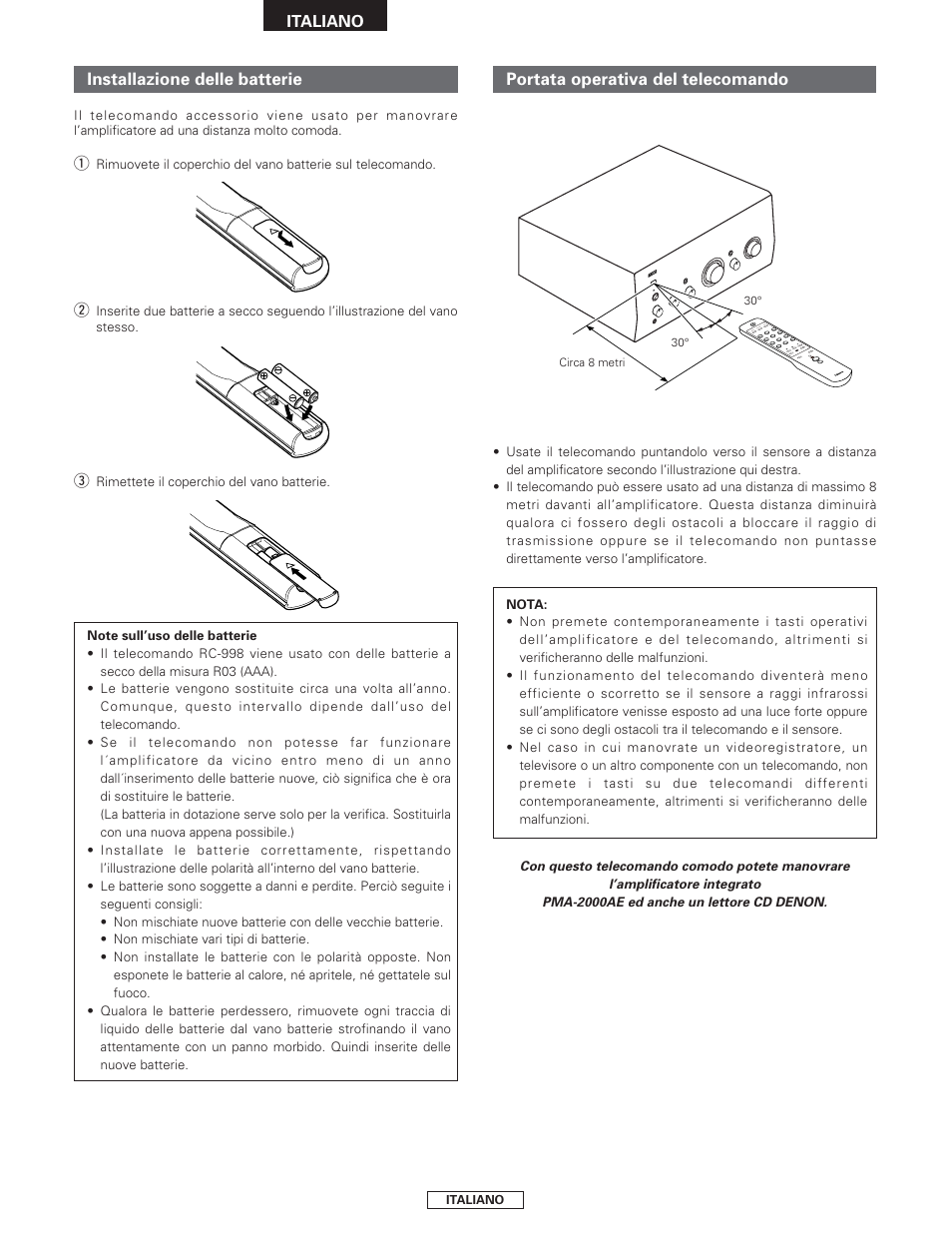 Denon PMA-2000AE User Manual | Page 44 / 90