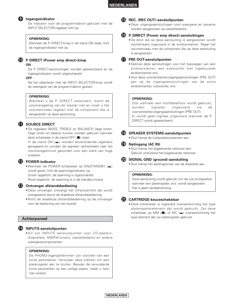 Denon PMA-2000AE User Manual | Page 70 / 90