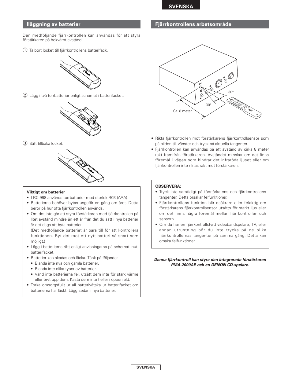 Denon PMA-2000AE User Manual | Page 80 / 90