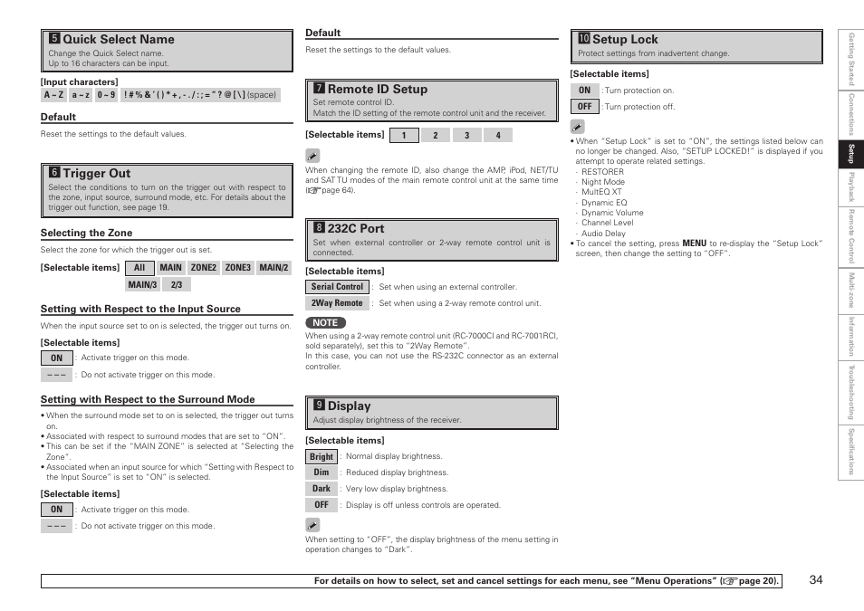 Denon AVR-2809CI User Manual | Page 37 / 102