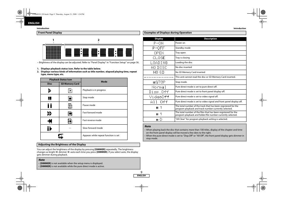 Denon DVD-1800BD User Manual | Page 13 / 45