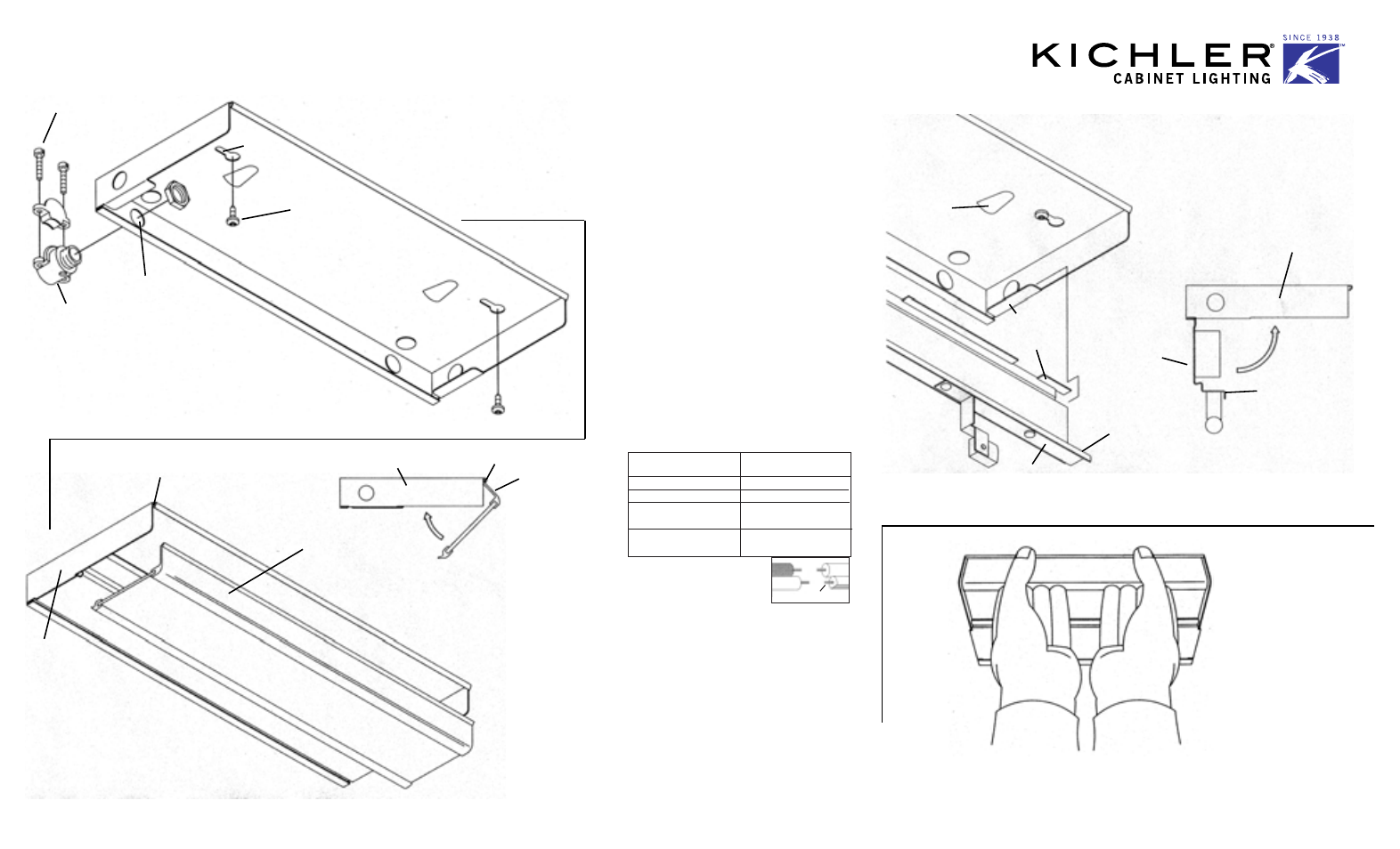 Kichler 10581 User Manual | 1 page