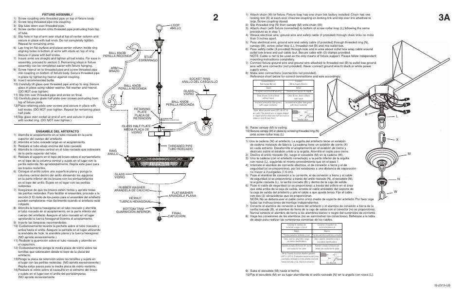 Kichler 2313 User Manual | Page 2 / 2