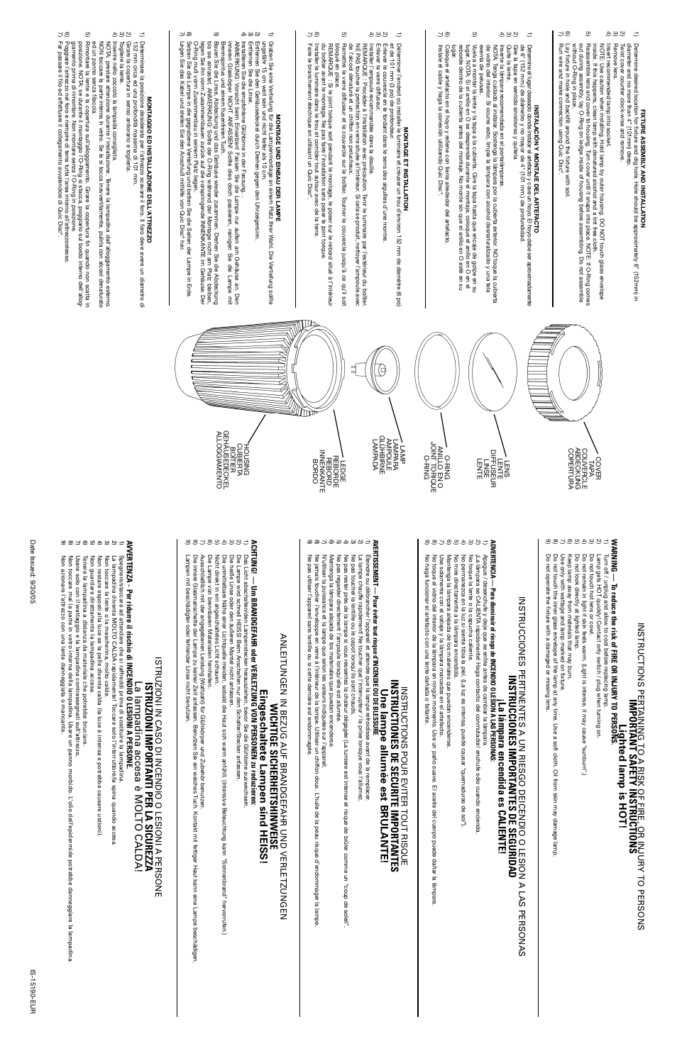 Kichler 15190 User Manual | 2 pages