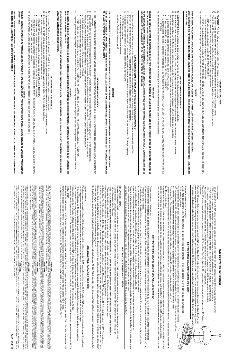 Kichler 15190 User Manual | Page 2 / 2