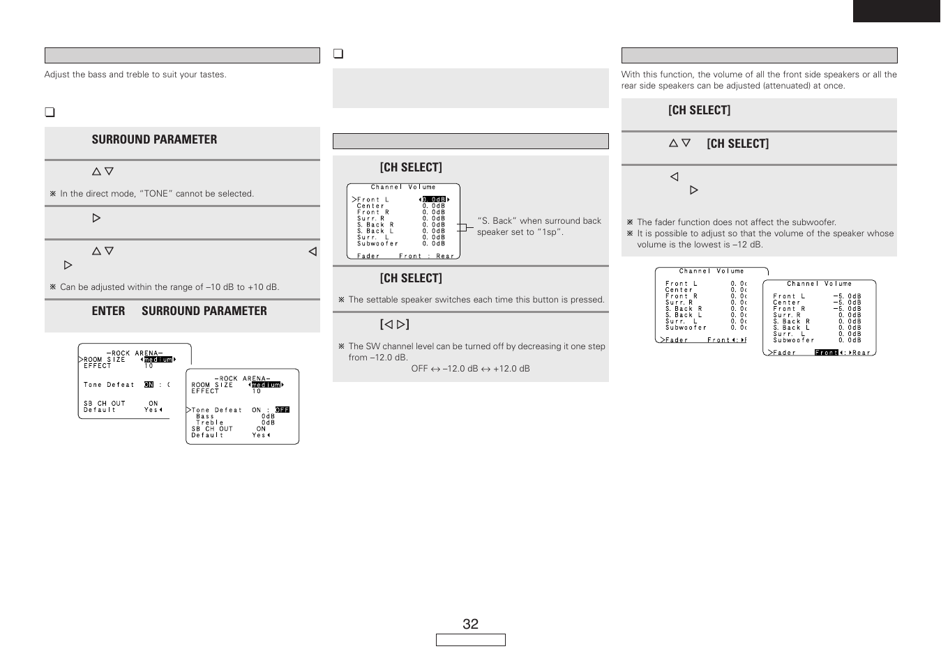 Denon AVR-1907 User Manual | Page 35 / 74