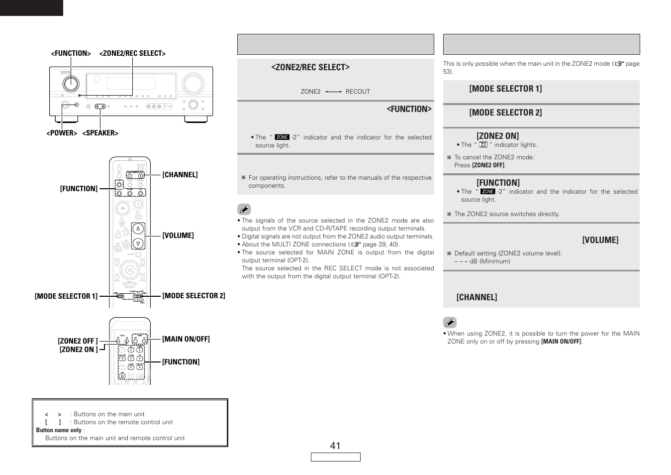 Denon AVR-1907 User Manual | Page 44 / 74