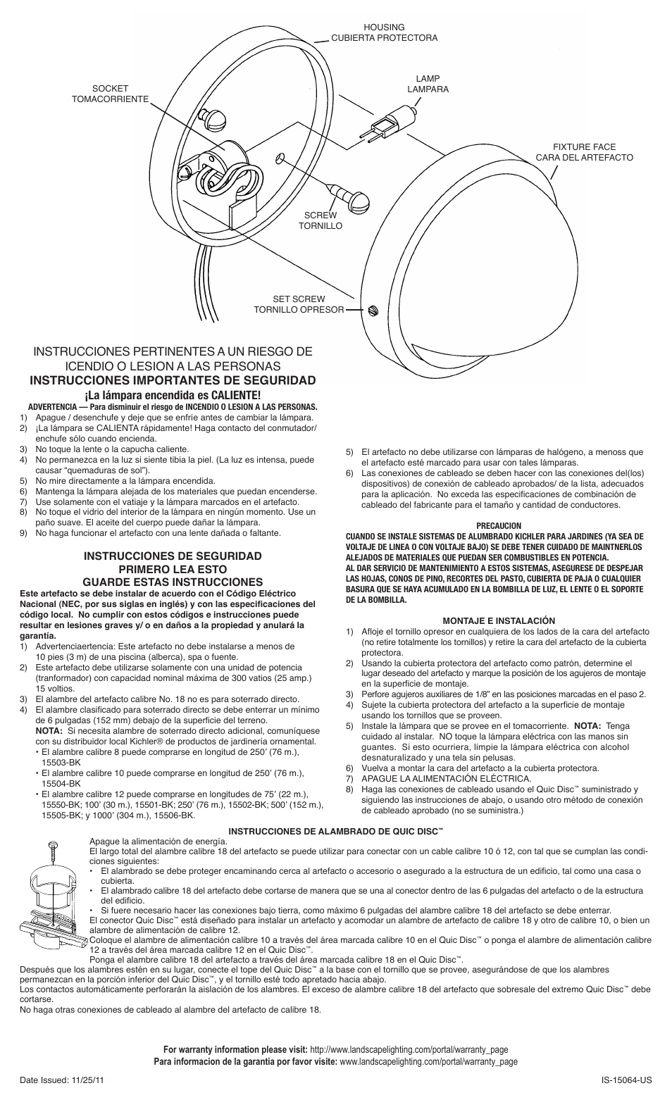 Kichler 15064 User Manual | Page 2 / 2