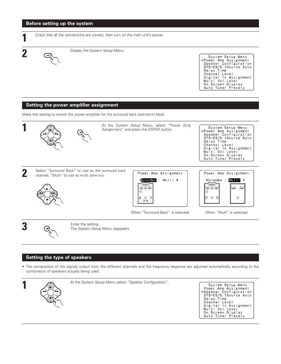 Denon AVR-3801 User Manual | Page 19 / 72