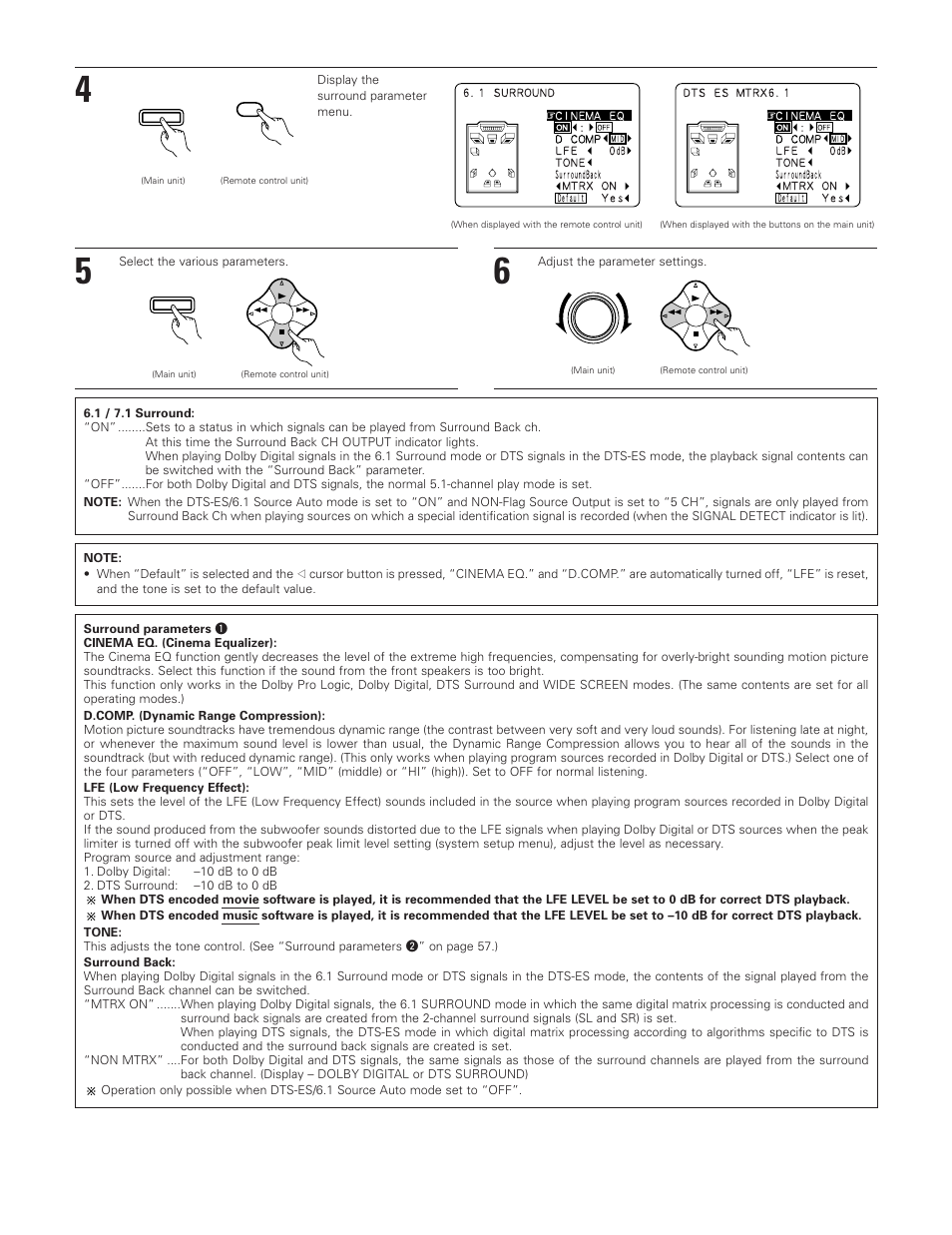 Denon AVR-3801 User Manual | Page 53 / 72