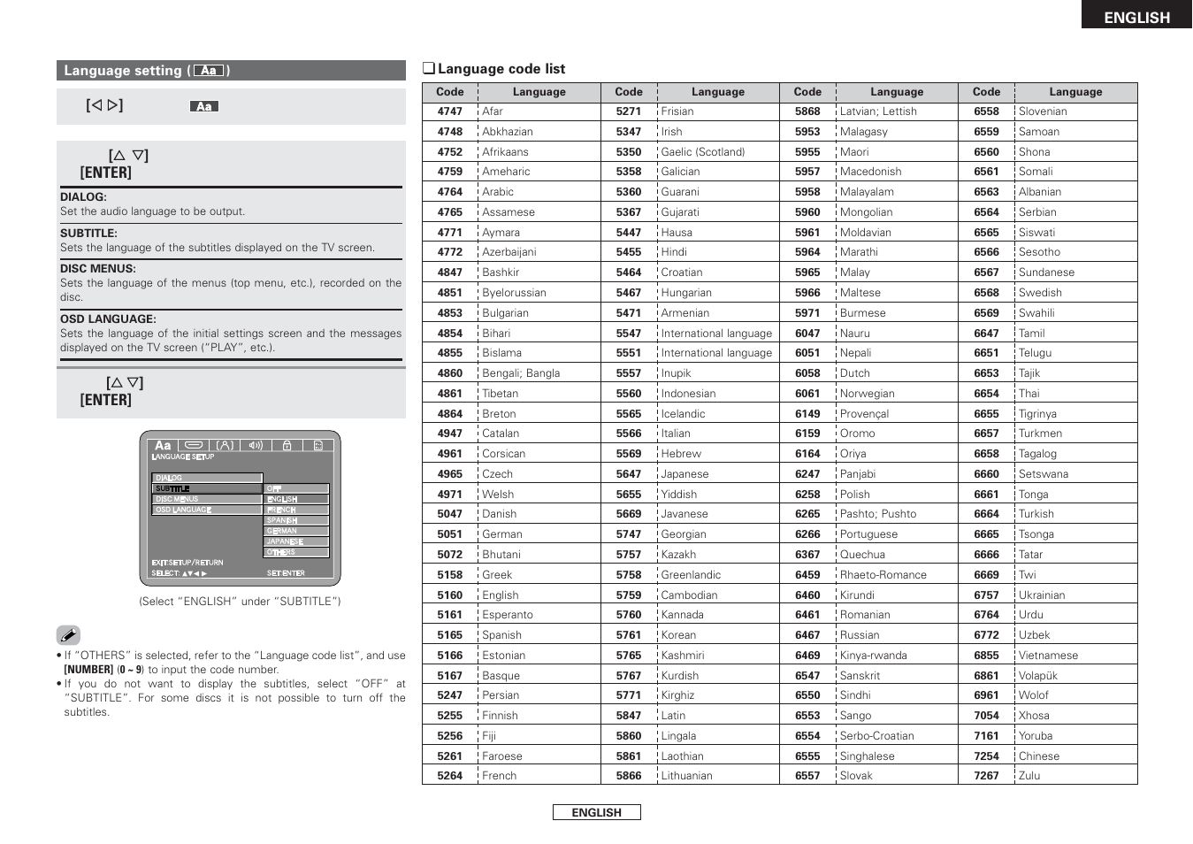Denon DVD-3930CI User Manual | Page 19 / 54
